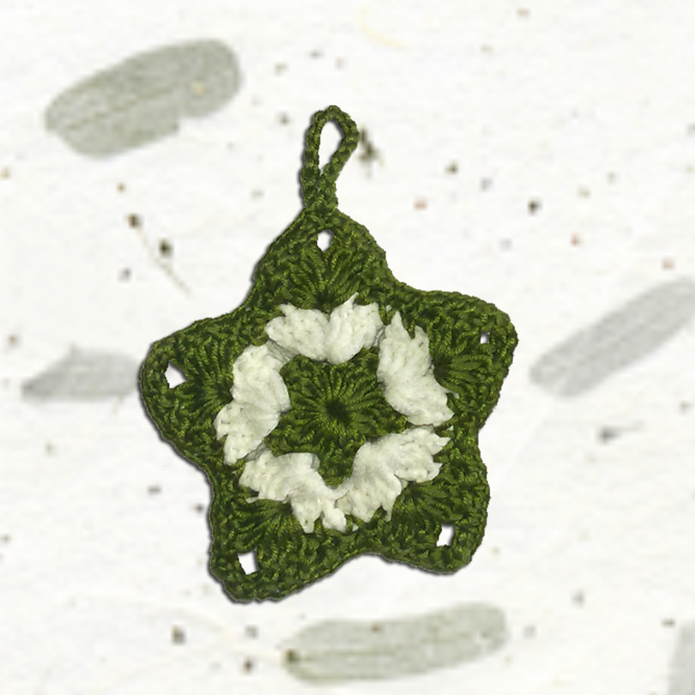 4 Christmas stars double side - immagine 3