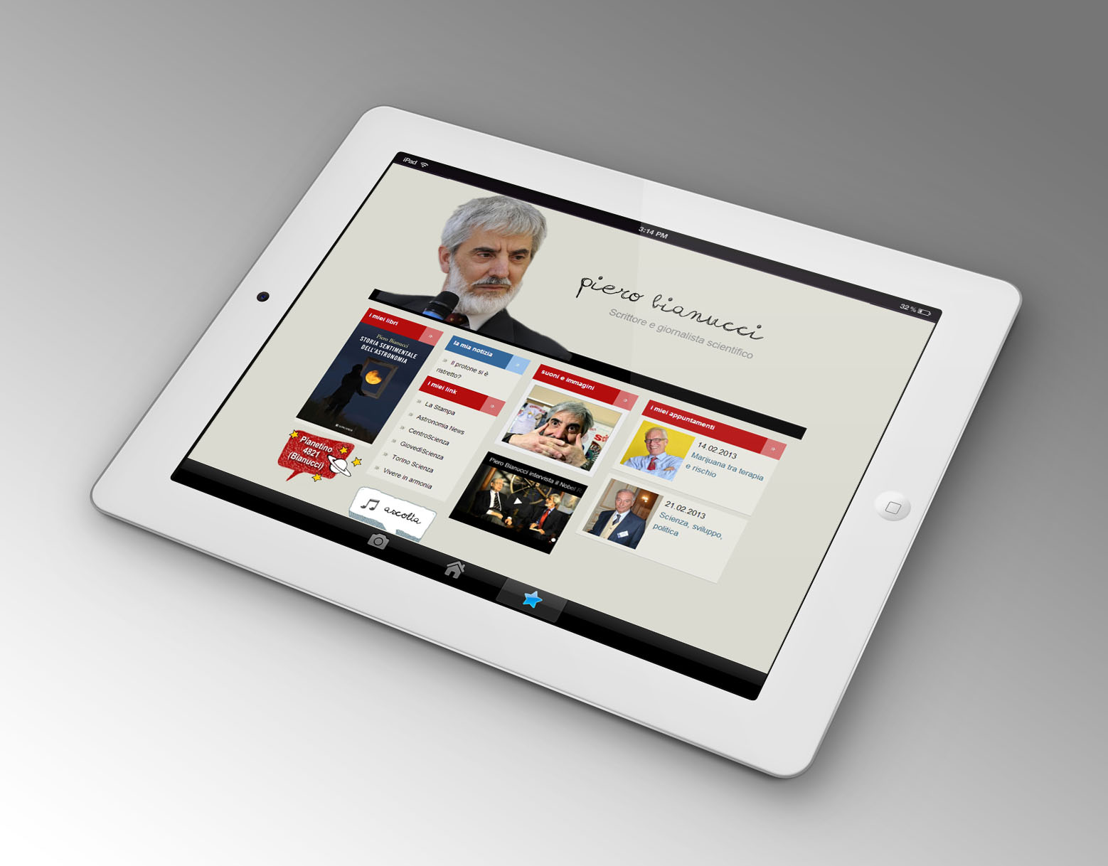 sito web piero bianucci