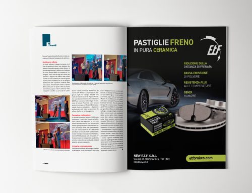 NEW ETF . pubblicità su rivista